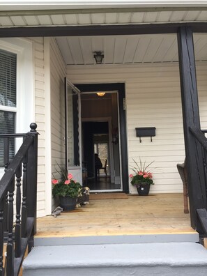 Entrada de la propiedad