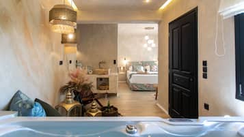 Suite estudio ejecutiva, 1 cama de matrimonio | Ropa de cama de alta calidad y colchones con acolchado adicional