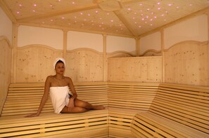 Sauna seca, sauna a vapor, banho turco/hammam
