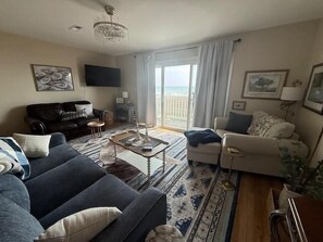 TV, DVD player, books