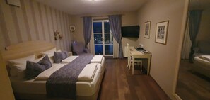 1 slaapkamer, een kluis op de kamer, wifi, beddengoed