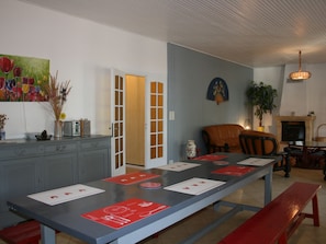 Dining - Spacious villa with terrace by the sea, pets allowed (La Tranche-sur-Mer)