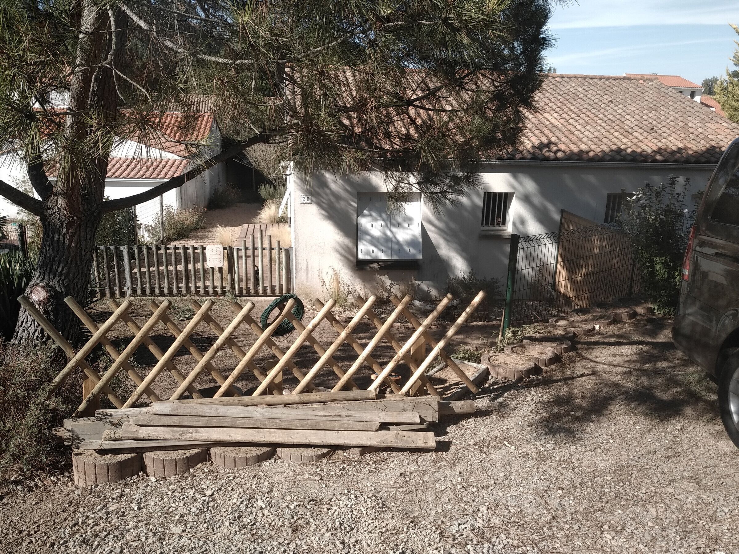 Terrain de l’hébergement 