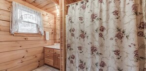 Bathtub, hair dryer - Winter Special in the quiet woods (Sevier County)
