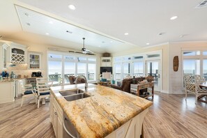 Fridge, microwave, oven, stovetop - WOW (Wade on the Water) - Amazing Beachfront with all the extras! (Crystal Beach)