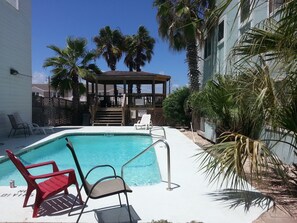 Pool - Nicely Renovated 1st floor Condo 1/2 Block From The Beach! (Corpus Christi)