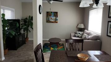 TV, Netflix, DVD player, streaming services