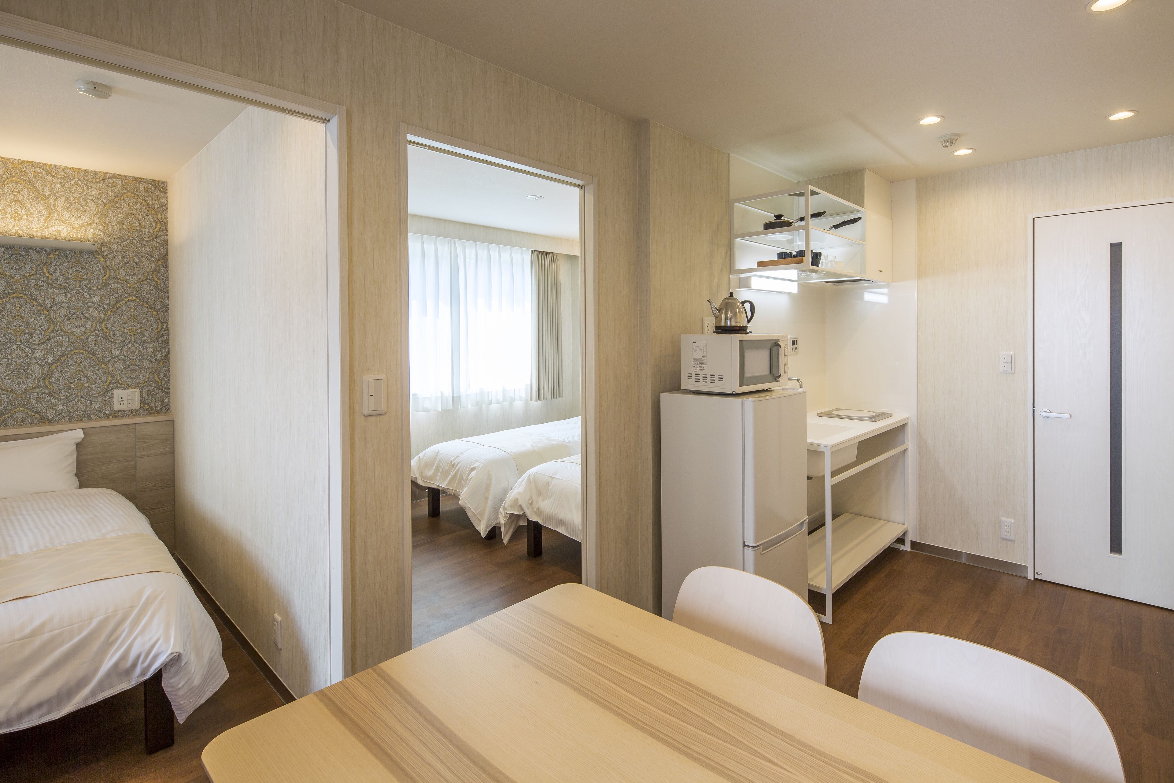 superior quadruple room, 2 bedrooms, balcony | 1 bedroom, in-room safe, soundproofing, iron/ironing board