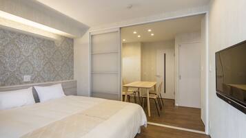 Superior Room, 2 Bedrooms, Balcony | In-room safe, soundproofing, iron/ironing board, free WiFi