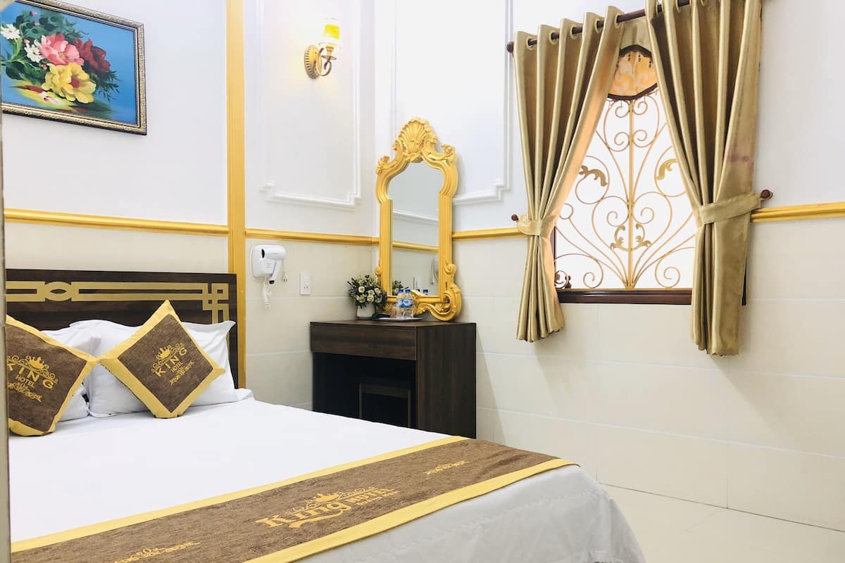 1 slaapkamer, een bureau, gratis wifi, beddengoed