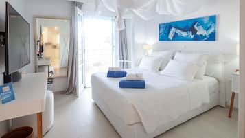 Exclusive-Studiosuite, 1 Schlafzimmer, Kamin, Gartenblick | 1 Schlafzimmer, Schreibtisch, Verdunkelungsvorhänge