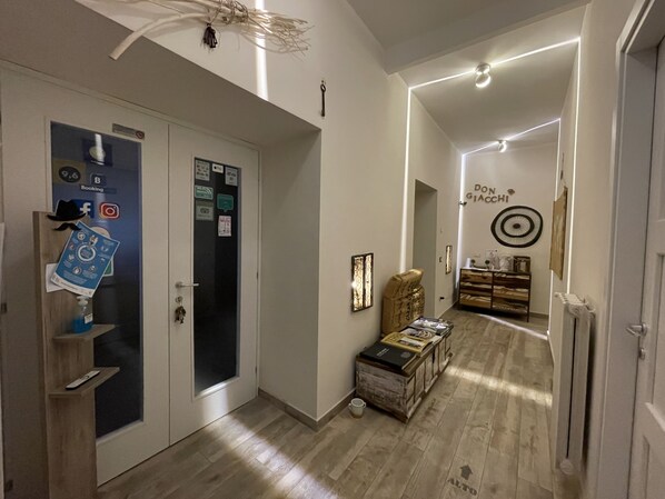 Interior entrance