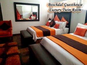 Kahden hengen huone (kaksi sänkyä) | 1 makuuhuone, ylelliset vuodevaatteet, tallelokero huoneessa