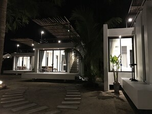 Blick von der Unterkunft