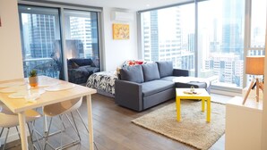 Living area - The Fifth Apartment (Melbourne)