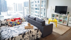 Living area - The Fifth Apartment (Melbourne)