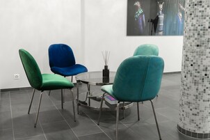 Sala de estar en el lobby