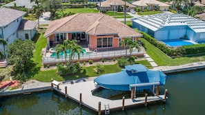 Exterior - Waterfront 4BR home in Marco Island with heated pool and WiFi (Marco Island)
