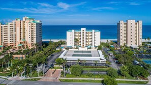 Exterior - Beachfront 1BR Apollo condo with pool, kitchen, and Gulf views. (Marco Island)