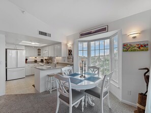 Dining - Enjoy a Beautiful Gulf Sunset from the Screened Porch on Resort Villa A3221B (Cape Haze)