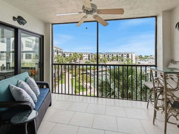 Interior - Waterfront 2BR condo in Marco Island with pool, WiFi, and marina access. (Marco Island)