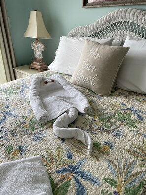 3 bedrooms, iron/ironing board, travel cot, WiFi