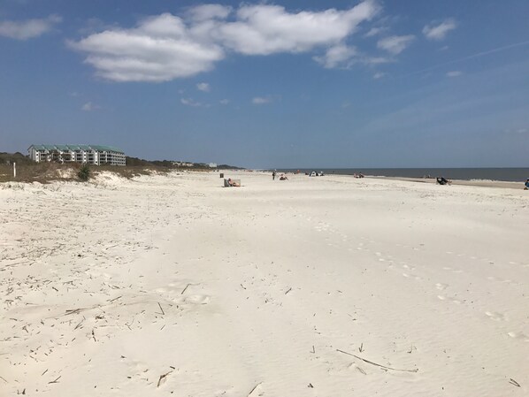 On the beach