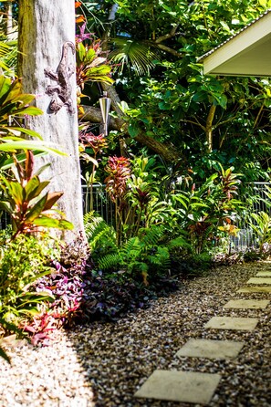 Property grounds - Hanalei Beach House, 3min walk  to Beach, Private Heated Pool! (Port Douglas)