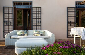 Terrace/patio - Beautiful Villa with Swimming Pool and Large Garden in Sabina close to Rome (Forano)