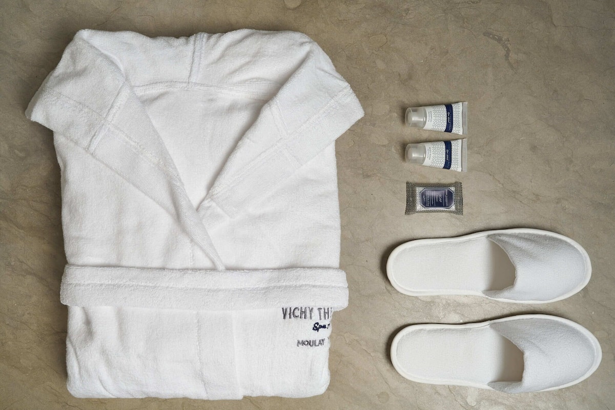 shower, free toiletries, hair dryer, bathrobes