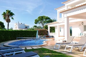 Outdoor pool, a heated pool - Private, 5 bedroom, 6 bathroom villa with views of sea and nature reserve. (Guia)