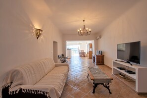 TV, DVD player, stereo