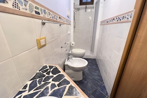 Douche, sĂšche-cheveux, bidet