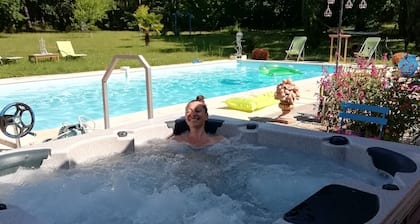 Superb farmhouse, 2 ha enclosed park, grand piano, swimming pool, sauna, spa, fresh house
