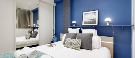 1 Schlafzimmer, Bügeleisen/Bügelbrett, kostenloses WLAN, Bettwäsche