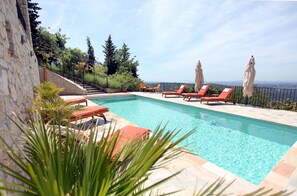 Piscina externa, piscina aquecida