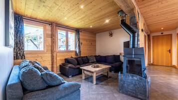 TV, fireplace, DVD player, foosball