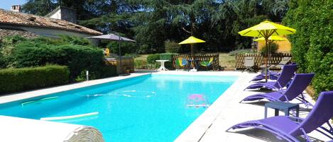 Una piscina riscaldata