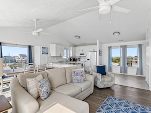 Living Room - Entertainment Area, Ocean Views