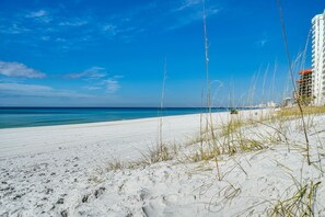 On the beach