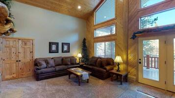 TV, fireplace, offices