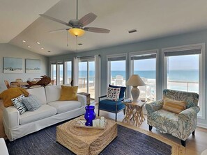 Smart TV, DVD player - The Salty Spot | Family Favorite Oceanfront Retreat w/Beach Access (Surf City)