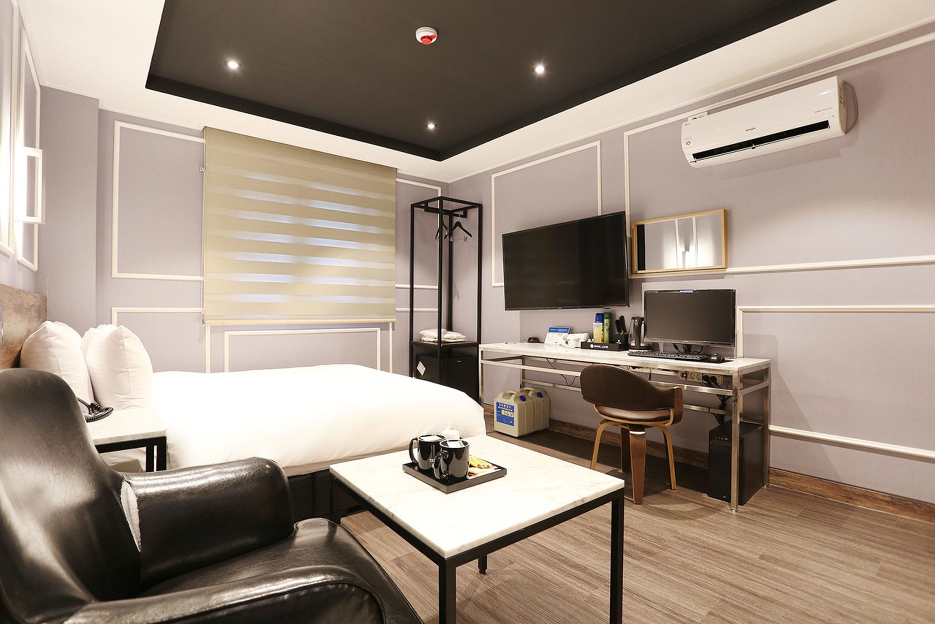 standard room b type (netflix, disney+, watcha, laftel available) | premium bedding, in-room safe, soundproofing, free wifi