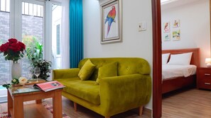Senior Double Room, 1 Bedroom | Living area | Flat-screen TV - Atlas Hotel & Apartment (Ho Chi Minh City)