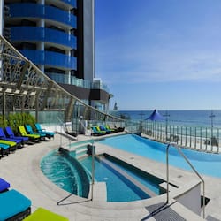 Indoor pool, outdoor pool