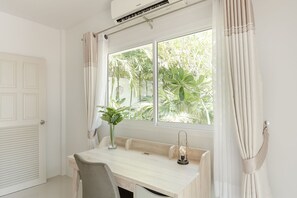 Villa, 3 Schlafzimmer, Poolseite | Eigene Küche | Großer Kühlschrank, Mikrowelle, Herdplatte, Wasserkocher