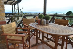 House | Balcony - Halkidiki Luxurious Stonehouses (Polygyros)