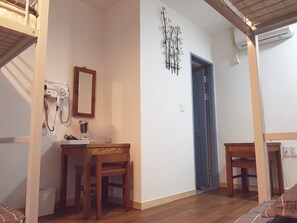 Dortoir Partagé Familial, dortoir mixte | Draps en coton égyptien, literie de qualité supérieure, bureau