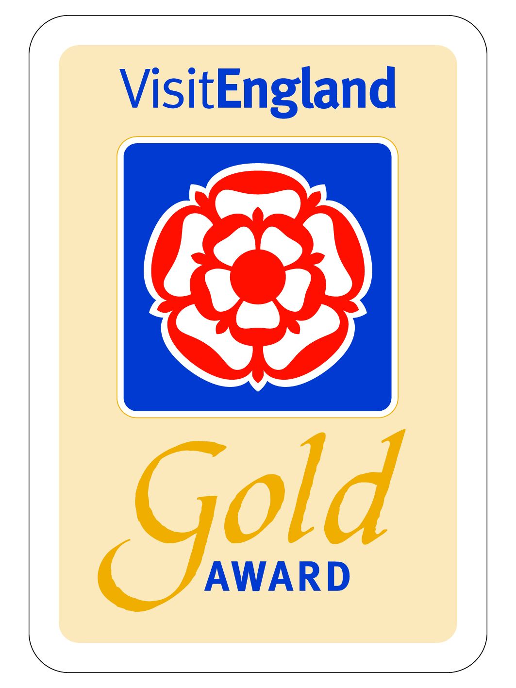 VisitEngland Gold Auszeichnung