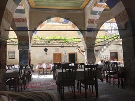 Breakfast, lunch and dinner served